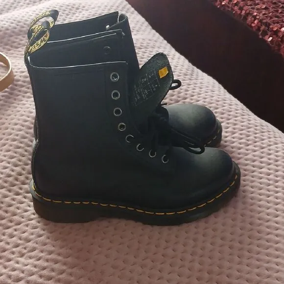 Dr. Martens Black Leather Boots