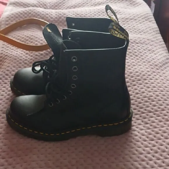 Dr. Martens Black Leather Boots