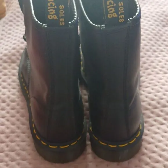Dr. Martens Black Leather Boots