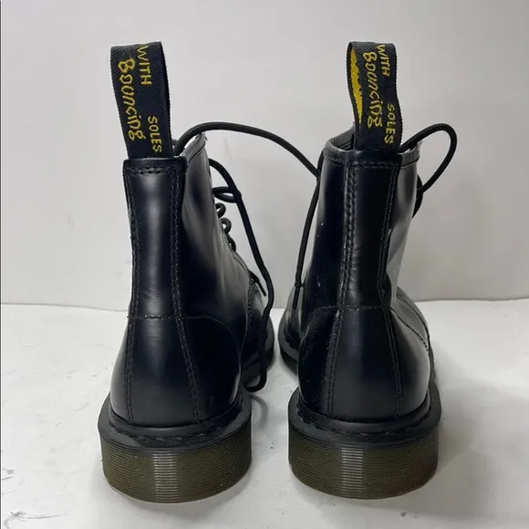 Dr.Martens Black Leather Lace-Up Ankle Boots