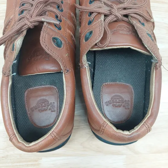 Dr.Martens Brown leather Oxford Drive shoes sneakers 10 Mens 90s Y2K
