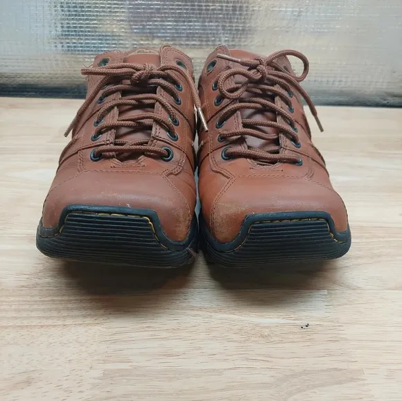Dr.Martens Brown leather Oxford Drive shoes sneakers 10 Mens 90s Y2K