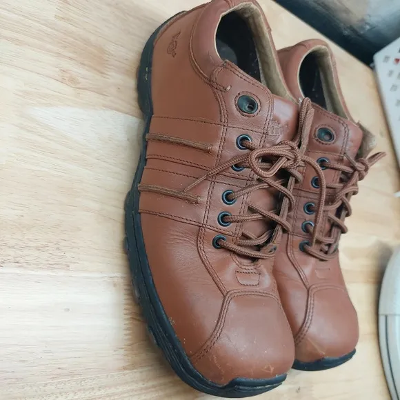 Dr.Martens Brown leather Oxford Drive shoes sneakers 10 Mens 90s Y2K