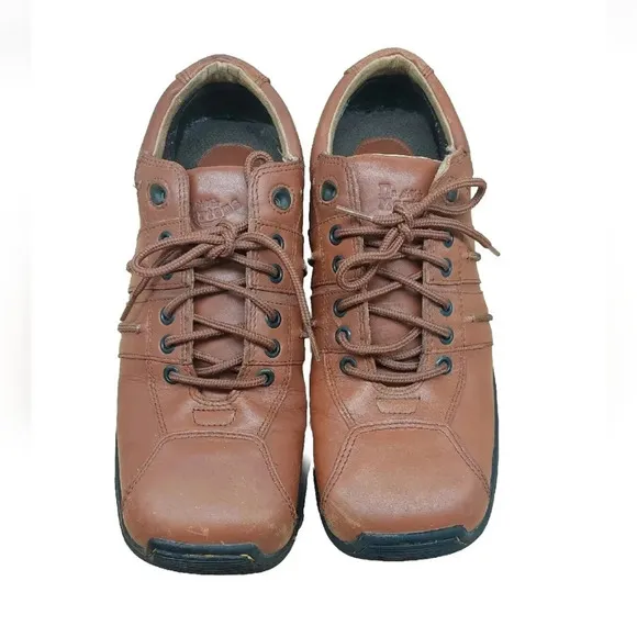 Dr.Martens Brown leather Oxford Drive shoes sneakers 10 Mens 90s Y2K