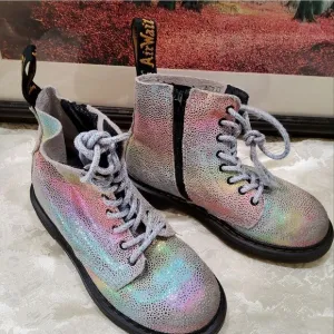 Dr.Martens Girls Rainbow Boots Size EU-32/US-1
