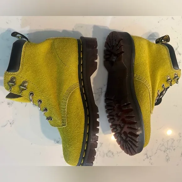 Dr.Martens  Men’s SZ.12 Ben Suede In Moss Green Boots Lace Up New