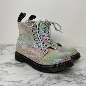 Dr. Martens Pascal Iridescent Lace Up Boots 2