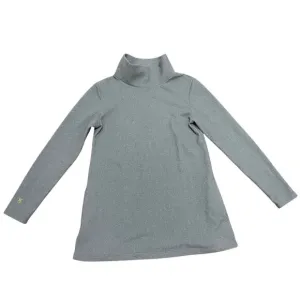 Dudley Stephens Cobble Hill Tunic Fleece Mock Neck Pull Over Gray Women's Medium
