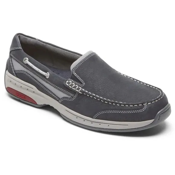 DUNHAM CAPTAIN VENETIAN - Size 14 D -Men's Shoes- NAVY Marine **NEW**