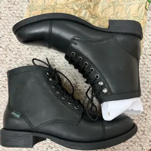 Eastland Black Leather Lace-Up Boots NIB