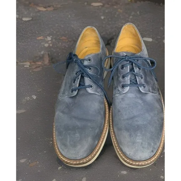 Ecco Aurora Oxford Shoes Blue Men's Size US 10.5 EU 44