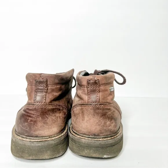 Ecco Brown Leather Lace Up Chukka Boots Men’s Size 44 10.5