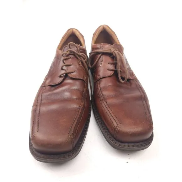 Ecco Men's Helsinki Classic Brown Oxford Shoes EU 45 Size 11 - 11.5 US