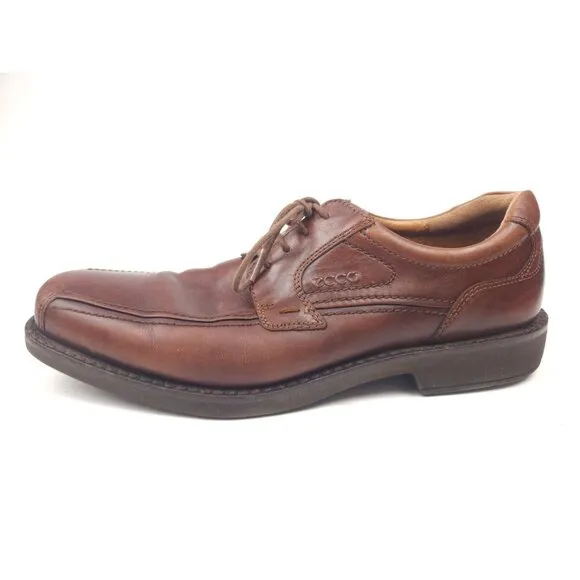 Ecco Men's Helsinki Classic Brown Oxford Shoes EU 45 Size 11 - 11.5 US