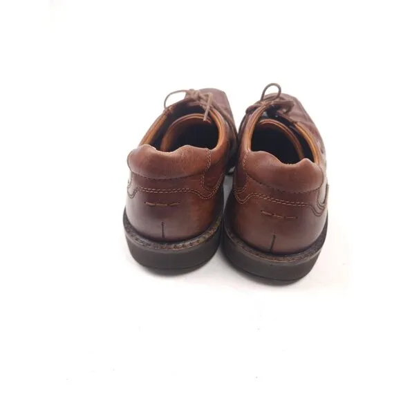 Ecco Men's Helsinki Classic Brown Oxford Shoes EU 45 Size 11 - 11.5 US