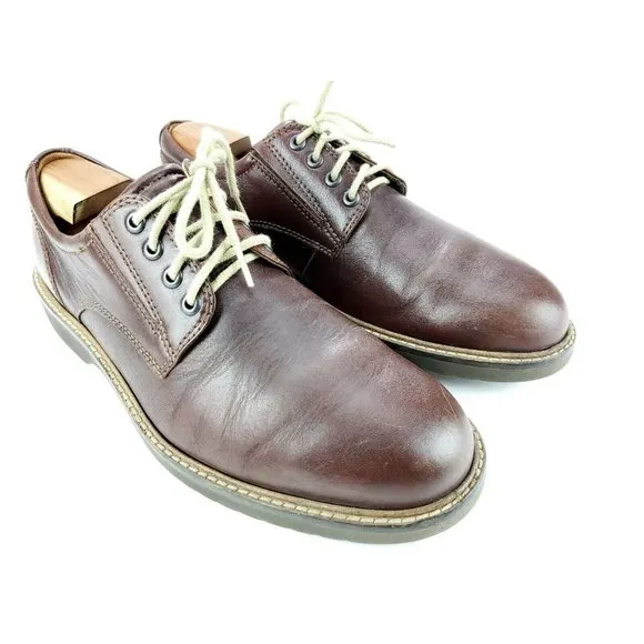 Ecco Men's Ian Casual Tie Oxford Lace Up Brown 8