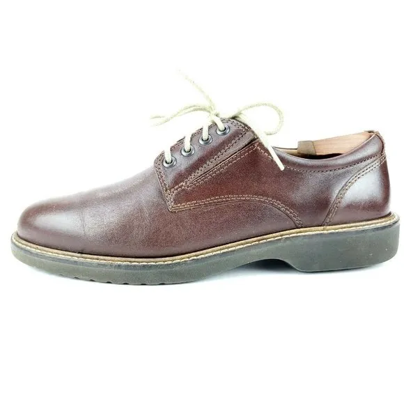 Ecco Men's Ian Casual Tie Oxford Lace Up Brown 8