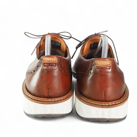 ECCO St.1 Hybrid Leather Derby Oxford Shoes &quot;Brown&quot; Men's 9-9.5/43