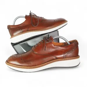 ECCO St.1 Hybrid Leather Derby Oxford Shoes &quot;Brown&quot; Men's 9-9.5/43