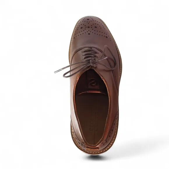 ECCO St.1 Hybrid Leather Derby Oxford Shoes &quot;Brown&quot; Men's 9-9.5/43