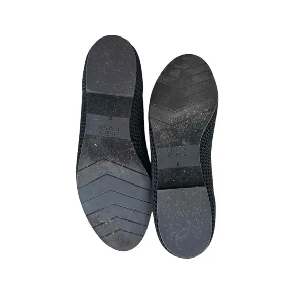 EILEEN FISHER Naomi Black Slip-on Flats Size 8