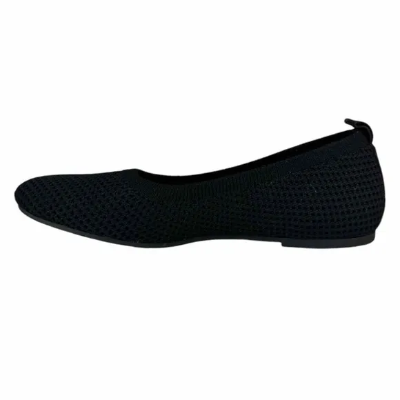 EILEEN FISHER Naomi Black Slip-on Flats Size 8