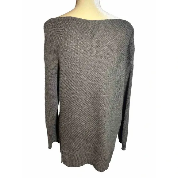 Eileen Fisher Women’s Wool Blend Boat Neck Sweater Size L
