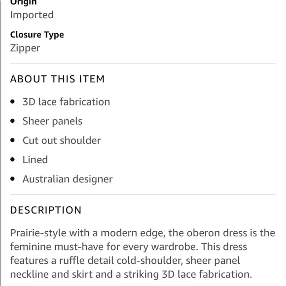 Elliatt Black Floral Appliqué Lace Polka Dot Tulle Mesh Ruffle Midi Maxi Dress