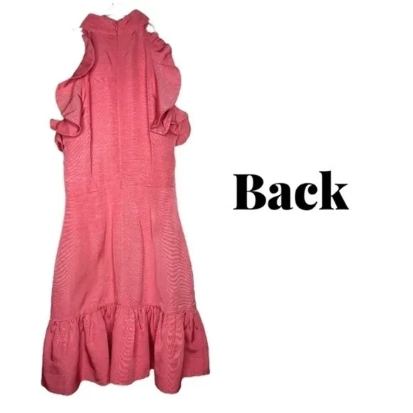Elliatt Revolve Chord Dress Clementine Cocktail Tea Party Wedding Pink Coral NWT