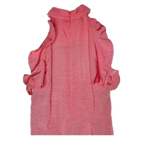 Elliatt Revolve Chord Dress Clementine Cocktail Tea Party Wedding Pink Coral NWT