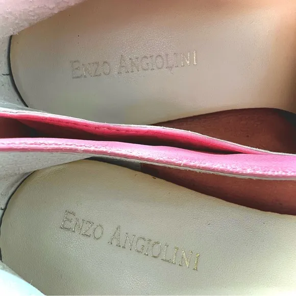 ENZO ANGIOLINI Soft LEATHER Pink Lightweight Flats Women's 6