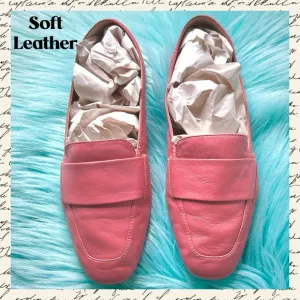 ENZO ANGIOLINI Soft LEATHER Pink Lightweight Flats Women's 6