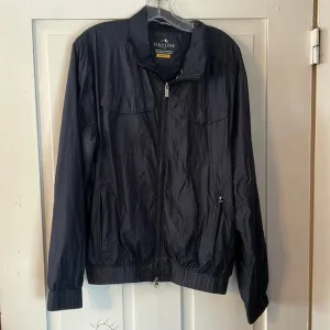 Equiline Men’s contemporary navy blue zip front Jacket equestrian Made in Italy