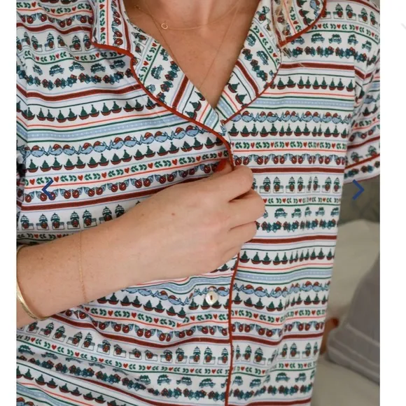 Erica Wilson Short PJ Set - Nantucket Stroll - NWT - SMALL!!!!