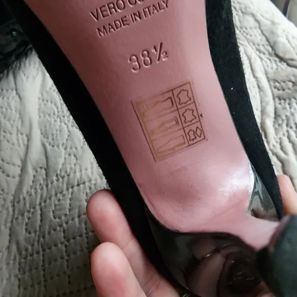 Escada Leather And Latex Lace Up Boots