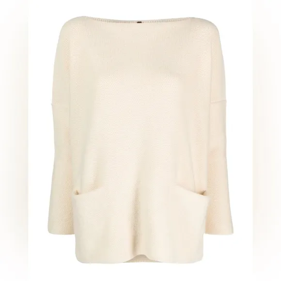 EUC Daniela Gregis Cotton Boatneck Sweater