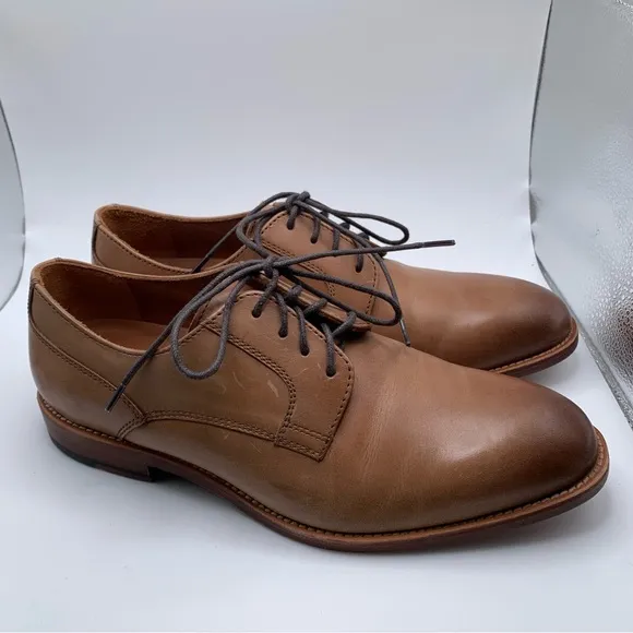 EUC Gordon Rush Men's Hastings Shoes Oxford brown leather SZ 7 office career 776