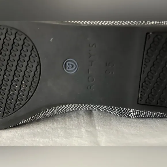 EUC Rothy’s Women’s Classic Slip-On Flats Round Toe Charcoal; Size 9.5