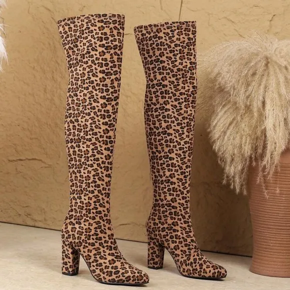 Fashionable Over-The-Knee Elastic Boots, New Arrival Winter Women Boots,
