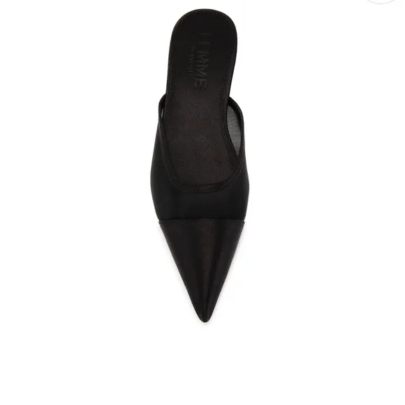 FEMME LA Amelie Slipper in Noir Flats 9