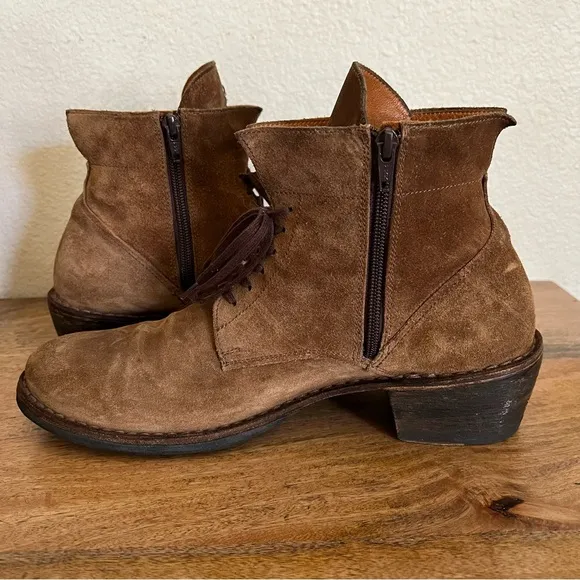 Fiorentini   Baker ETERNITYBrown Suede Lace-up Boots Size 13