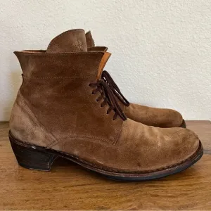 Fiorentini   Baker ETERNITYBrown Suede Lace-up Boots Size 13