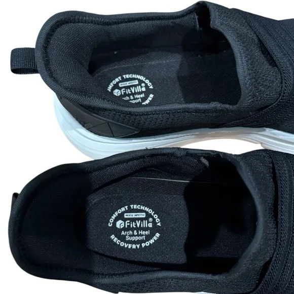 FitVille Men's Cloud Wanderer Slip-On V3 Lightweight Size 13W