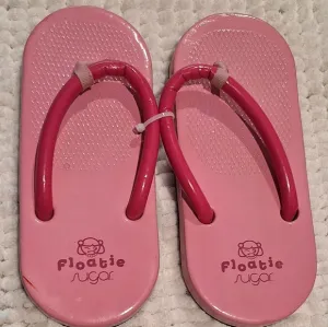 FLOATIE SUGAR 90's Y2K Vtg THONG SANDAL-FLIP FLOPS 2 Tone PINK