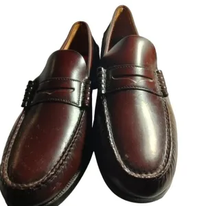 Florsheim FLS Brown Penny Loafers Dress Shoes Mens Size 13 Vintage Pristine