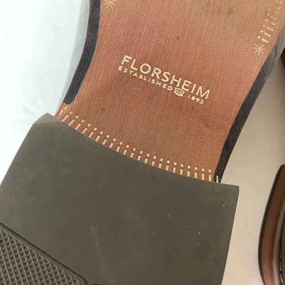 Florsheim Highland Sz 11 Plain Toe Oxford Mens Shoes Black Leather NEW