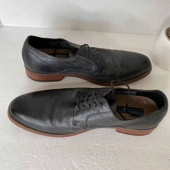Florsheim Highland Sz 11 Plain Toe Oxford Mens Shoes Black Leather NEW