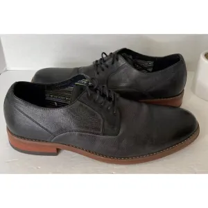 Florsheim Highland Sz 11 Plain Toe Oxford Mens Shoes Black Leather NEW