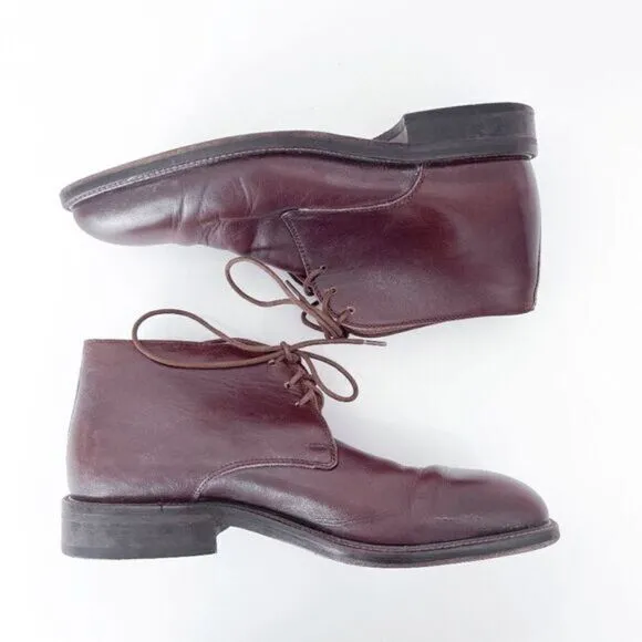Florsheim Imperial Mens Lace Up Almond Toe Chukka Boots Brown 7