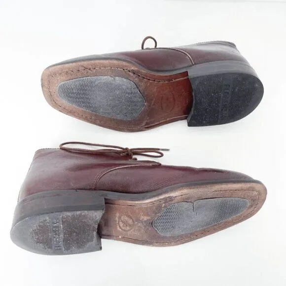 Florsheim Imperial Mens Lace Up Almond Toe Chukka Boots Brown 7